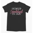 Licensed Cosmetologist Graduation 2025 Cosmetology School Unisex T-Shirt
