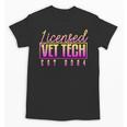 Licensed Vet Tech Veterinary Technician Graduation 2024 Unisex T-Shirt