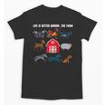 Life Is Better Around The Farm Nostalgia Trendy Unisex T-Shirt
