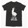 LLama Graduation I Got My Dipllama Cute Llama Unisex T-Shirt