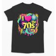 I Love The 70s Retro Cassette Roller Vinyl Nostalgia Vibes Unisex T-Shirt