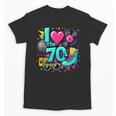 I Love The 70s Vintage Cassette Roller Vinyl Nostalgia 70s Unisex T-Shirt