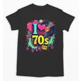I Love The 70s Vintage Cassette Roller Vinyl Nostalgia 70s Unisex T-Shirt