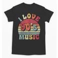 I Love 90's Music Retro Style Nostalgia Cassette 1990s Party Unisex T-Shirt