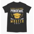 Master 2021 Graduation Graduate Masters Degree Unisex T-Shirt