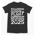 Masters Degree Graduation 2025 Christian MSW MPH MBA Unisex T-Shirt