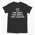 Math Teacher Shirts The Legend Graduation Retirement Unisex T-Shirt