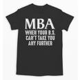 MBA For Men Women Master Degree Graduation Day Unisex T-Shirt