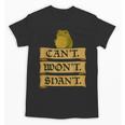 Medieval Frog Meme Sarcastic Introvert Humor Fantasy Unisex T-Shirt