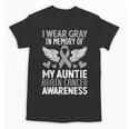 In Memory Of My Aunt Glioblastoma Gray Ribbon Brain Cancer Unisex T-Shirt In Memory Of My Aunt Glioblastoma Gray Ribbon Brain Cancer Unisex T-Shirt