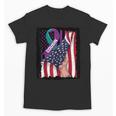 In Memory Of My Cousin Suicide Awareness American Flag Women Kids Men Unisex T-Shirt In Memory Of My Cousin Suicide Awareness American Flag Women Kids Men Unisex T-Shirt