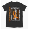 In Memory Of Friend Leukemia Awareness Products Flag Shirts Unisex T-Shirt