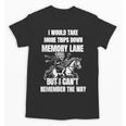 Memory Lane Trips Can't Remember Way Forgetful Grandma Horse Unisex T-Shirt