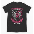In Memory Of My Mom Breast Cancer Awareness Pink Heart Unisex T-Shirt