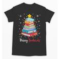 Merry Bookmas Book Christmas Tree Lights Xmas Men Women Kids Unisex T-Shirt Merry Bookmas Book Christmas Tree Lights Xmas Men Women Kids Unisex T-Shirt