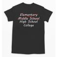 Middle School Graduation For Her 2021 High School Unisex T-Shirt