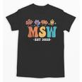 MSW Est 2025 Graduation School Social Worker Shirt Master Unisex T-Shirt