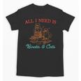 All I Need Is Books & Cats Cozy Unisex T-Shirt