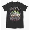 North Pole Tree Farm Merry Christmas Holiday Scene Nostalgia Unisex T-Shirt