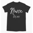 Nurse Est 2018 Shirt Cute Nursing School Graduation Unisex T-Shirt