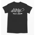 Nurse Established 2020 Nursing School RN Nurse Graduation Unisex T-Shirt