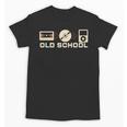 Old School Music Evolution Tape CD Retro Nostalgia Unisex T-Shirt Old School Music Evolution Tape CD Retro Nostalgia Unisex T-Shirt