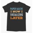 Paper Mache Now Minimal Socializing Introvert Vintage Unisex T-Shirt Paper Mache Now Minimal Socializing Introvert Vintage Unisex T-Shirt