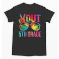 Peace Out 5th Grade Tie Dye Graduation Last Day Of School Unisex T-Shirt