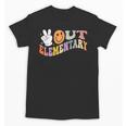 Peace Out Elementary Graduation Graduate Class Of 2025 Unisex T-Shirt