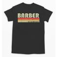 Personal Christmas Retro Vintage Graduation BARBER Job Title Profession Birthday Worker Idea Unisex T-Shirt