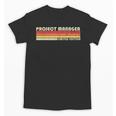 Personal Christmas Retro Vintage Graduation Project Manager Job Title Profession Birthday Worker Unisex T-Shirt