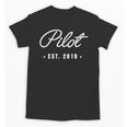 Pilot Est 2019 Graduation Grad Unisex T-Shirt