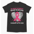 Pink Breast Cancer Awareness Women Men In Memory Of My Niece Unisex T-Shirt
