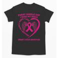 Pink Ribbon In Memory Of My Niece Breast Cancer Awareness Unisex T-Shirt