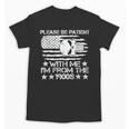 Please Be Patient With Me I'm From The 1900s USA Flag Skull Unisex T-Shirt