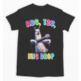 Preschool Graduate Shirt ABC 123 Mic Drop Llama Graduation Unisex T-Shirt