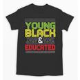 Proud African American Educated Graduation Unisex T-Shirt