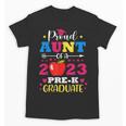 Proud Aunt Of 2023 Pre-K Graduate Senior Graduation Matching Unisex T-Shirt