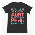Proud Aunt Of An Amazing PhD Graduate Family Graduation Unisex T-Shirt