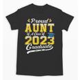 Proud Aunt Of a Class Of 2023 Graduate Senior Graduation Unisex T-Shirt