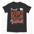 Proud Aunt Of a Class Of 2025 Graduate For Graduation Unisex T-Shirt