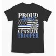 Proud Aunt Of a State Trooper Police Officer Graduation Unisex T-Shirt