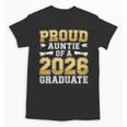 Proud Auntie Of A 2026 Graduate Shirt Class 2026 Graduation Unisex T-Shirt