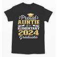 Proud Auntie Of 5th Grade Graduate 2024 Family Graduation Unisex T-Shirt