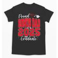 Proud Bonus Dad Of a Class Of 2025 Graduate Graduation Unisex T-Shirt