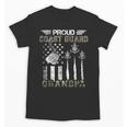 Proud Coast Guard Grandpa US Coast Guard Graduation Grandpa Unisex T-Shirt