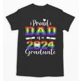 Proud Dad Of 2024 Graduate Class 2024 Graduation Family Unisex T-Shirt