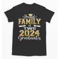 Proud Family Of Two 2024 Graduate Class 2024 Graduation Unisex T-Shirt