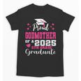Proud Godmother Of 5th Grade Graduate 2025 Family Graduation Unisex T-Shirt