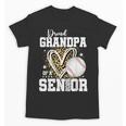 Proud Grandpa Of A 2026 Senior Baseball Graduation Leopard Unisex T-Shirt